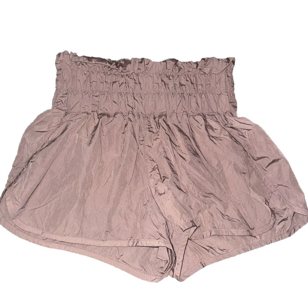 FP Movement Free People The Way Home Shorts Small Moonlight Mauve High Rise U24 - Picture 2 of 3